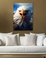 Dağların Kartalı Temperli Cam Tablo - Görsel 5