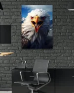 Dağların Kartalı Temperli Cam Tablo - Görsel 6