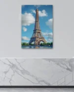 Eyfel Kulesi Manzarası Temperli Cam Tablo - Görsel 4