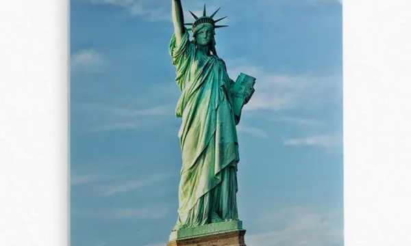 Özgürlük Heykeli Temperli Cam Tablo