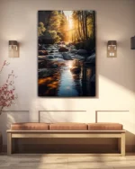 Kolezyum Gün Batımı Temperli Cam Tablo - Görsel 3