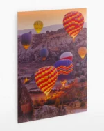 Kapadokya Sıcak Hava Balonları Temperli Cam Tablo