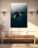 Uçan Kartal Temperli Cam Tablo - Görsel 3