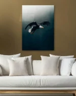 Uçan Kartal Temperli Cam Tablo - Görsel 5