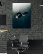 Uçan Kartal Temperli Cam Tablo - Görsel 6